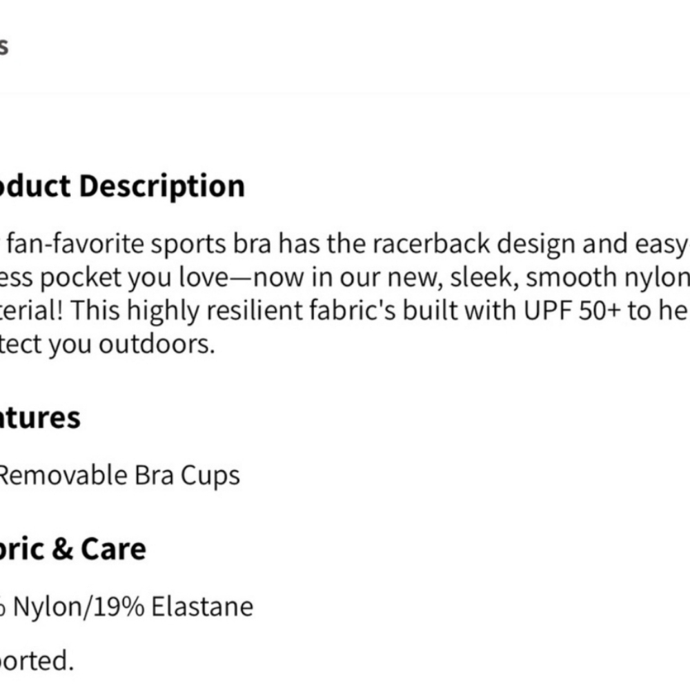 Fabletics "On-The-Go Medium Impact Sports Bra. Xxs And 3x Available - Picture 10 of 10